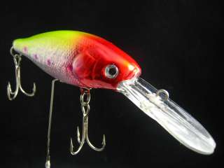 100mm Shad Rap Pike Bass Fishing Lures x5pcs ht100  