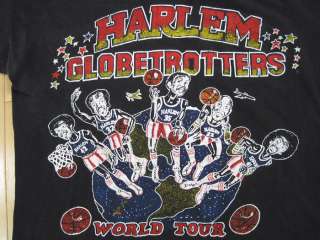 SUPER SOFT 70s vintage HARLEM GLOBETROTTERS T SHIRT basketball 