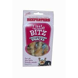 2PK Little Bitz Chicken Rawhide Dumbbells 3oz (Catalog Category Dog 
