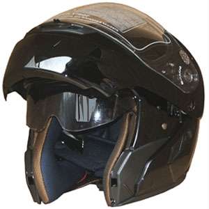   Helmet full face Dual Visor Flip Up Internal Sunglass Helmet 618 BLK