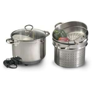 Rival® 8 qt. Stainless Steel Electric Stock Pot  Kitchen 