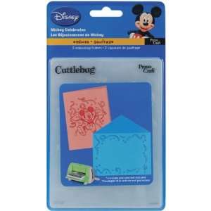  Cuttlebug A2 Embossing Folder Duo Set Mickey Celeb