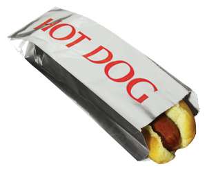 Printed Foil Hot Dog Bag 1000/CS  