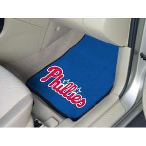  PHILADELPHIA PHILLIES 2 PC CAR MATS