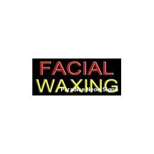  Facial Waxing Neon Sign 10 x 24