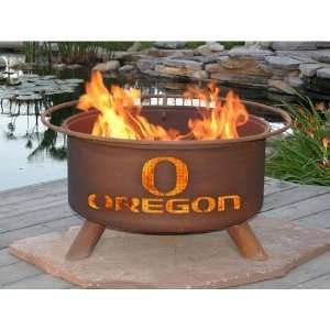  Oregon Ducks Patina Fire Pit Patio, Lawn & Garden