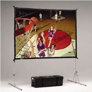   Flat Fold Complete Front Projection Screen   104 x 104 Electronics
