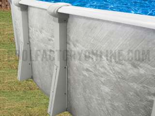   Cameo Oval Above Ground Swimming Pool Kit  Sleek Yardmore Oval Design