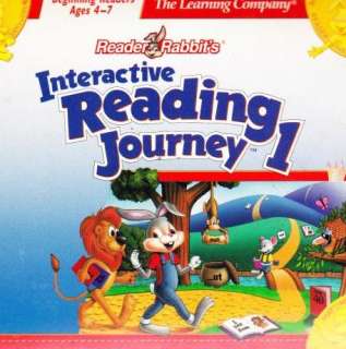 Reader Rabbit Interactive Reading Journey PC CD learn  