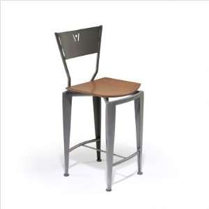  ST 120 Side Chair Metal Finish Oxidado, Fabric Couture 