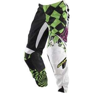 Fox Racing Youth 180 Checked Out Pants   28/Green