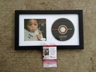 LIL WAYNE WEEZY AUTOGRAPHED FRAMED AND MATTED THE CARTER III CD JSA 