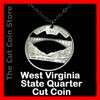 West Virginia Cut Coin Jewelry by Colin at Cut Coin Store