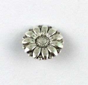 30PCS Tibetan silver sunflower button beads  