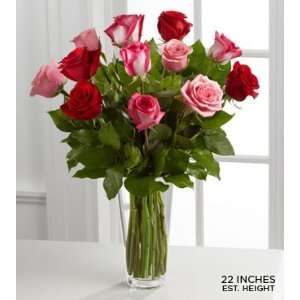   Day   The FTD True Romance Rose Flower Bouquet   Vase Included