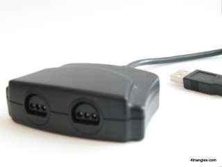 Dual USB adapter for N64 controller (Nintendo 64 to PC)  