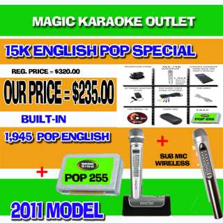 Enter Tech MT 15K Magic Sing Karaoke Mic Duet Bundle FREE SUPER FAST 