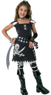 Scar Let Pirate Girl Deluxe Kids Halloween Costume  