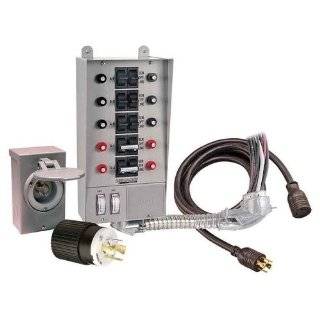   Generator Transfer Switch Kit With Transfer Switch, 10 Foot Power Cord