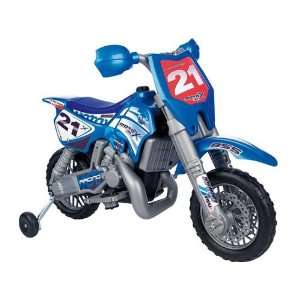  Big Toys Feb 800003867 Febercross SXC 6V Dirt Bike in Blue 