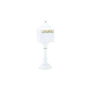  Amco Colonial Pedestal Locking Mailboxes in White