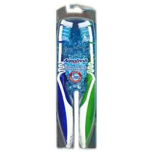 Aquafresh Max Active Toothbrush Twin Pack, Medium Bristle #36 (Colors 