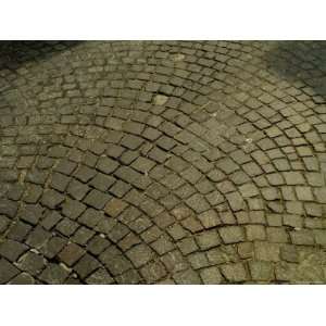  Close Up View of Cobblestones on a Road, Asolo, Italy 