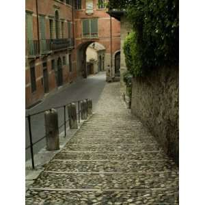 Looking Down a Footpath Beside an Ancient Road, Asolo, Italy Stretched 