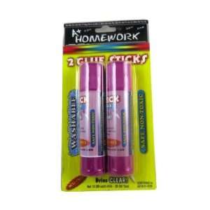  Purple Glue Sticks   2 pk   .50 oz each stick Case Pack 48 