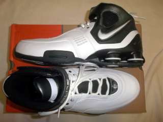 Nike Shox Elite TB Mens Basketball Shoes NIB White/Black  