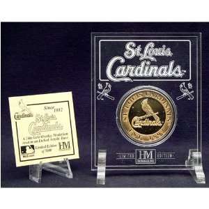  St. Louis Cardinals 24KT Gold Coin in Archival Etched 