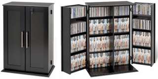 376 CD 332 BluRay 192 DVD Cabinet / Rack w/Lock 2 color  