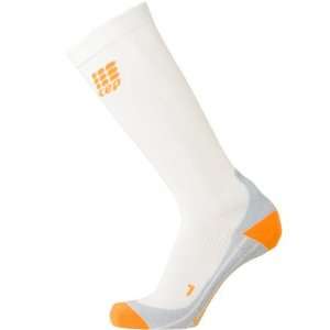  CEP Running Compression Sock   Mens White, III/M(32 28cm 