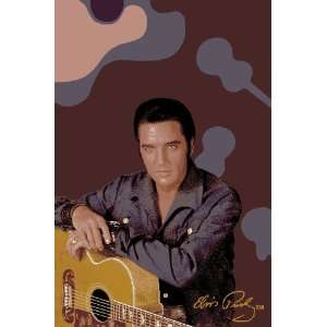  Elvis Guitar Rug   39 X 58