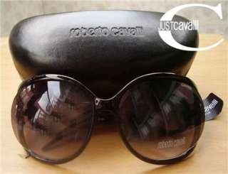 New Roberto Cavalli Big Logo Womens Black Sunglasses  