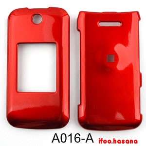 Cell Phone Case Cover For LG Wine II UN 430 Trans Snap Honey Dark Red 
