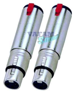 Locking Conn. Adapters XLR(F) to 1/4(F) Stereo  