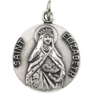  Sterling Silver St. Elizabeth of Hungary Patron Saint of 