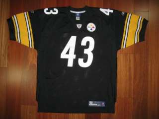   Steelers Troy Polamalu jersey SIGNED REEBOK ON Field PRO Line 52