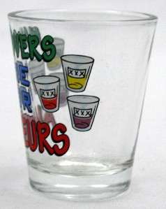 Funny Alcohol Liquor Novelty Shot Glass Collectible NEW  