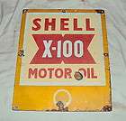 shell porcelain sign  