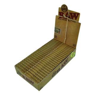 New 24 Packs Raw 1.25 Natural Unbleached Rolling Papers