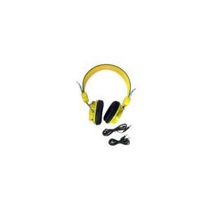  Stereo Headphone support  play/FM Radio/TF Card (Yellow 
