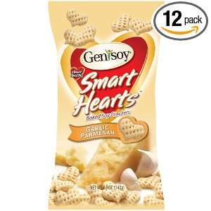 Genisoy Garlic Parmesan Smart Hearts, 4.9 Ounce Packages (Pack of 12)