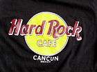   Womens Black T Shirt Hard Rock Cafe Cancun Mexico Black Size Medium M