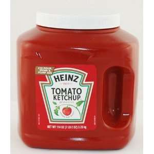 Heinz 114 Oz Plastic Jug Tomato Ketchup Grocery & Gourmet Food