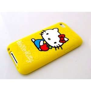  Hello Kitty Silicone Case Yellow for iPod Touch 4th 