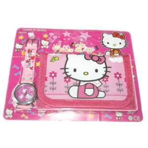  Hello Kitty Pink Wallet & Watch Set , Great Gift idea for 