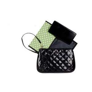  Patent Noir Chamelia Clutch Baby