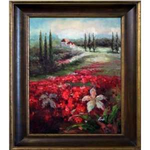  Artmasters Collection KM89830 40G Tuscan Flowers Framed 